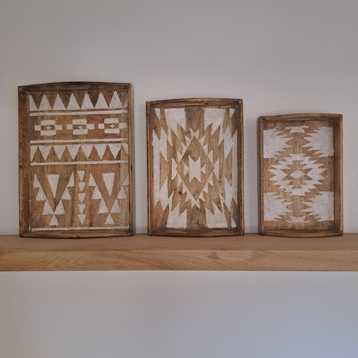 Dienblad hout groot