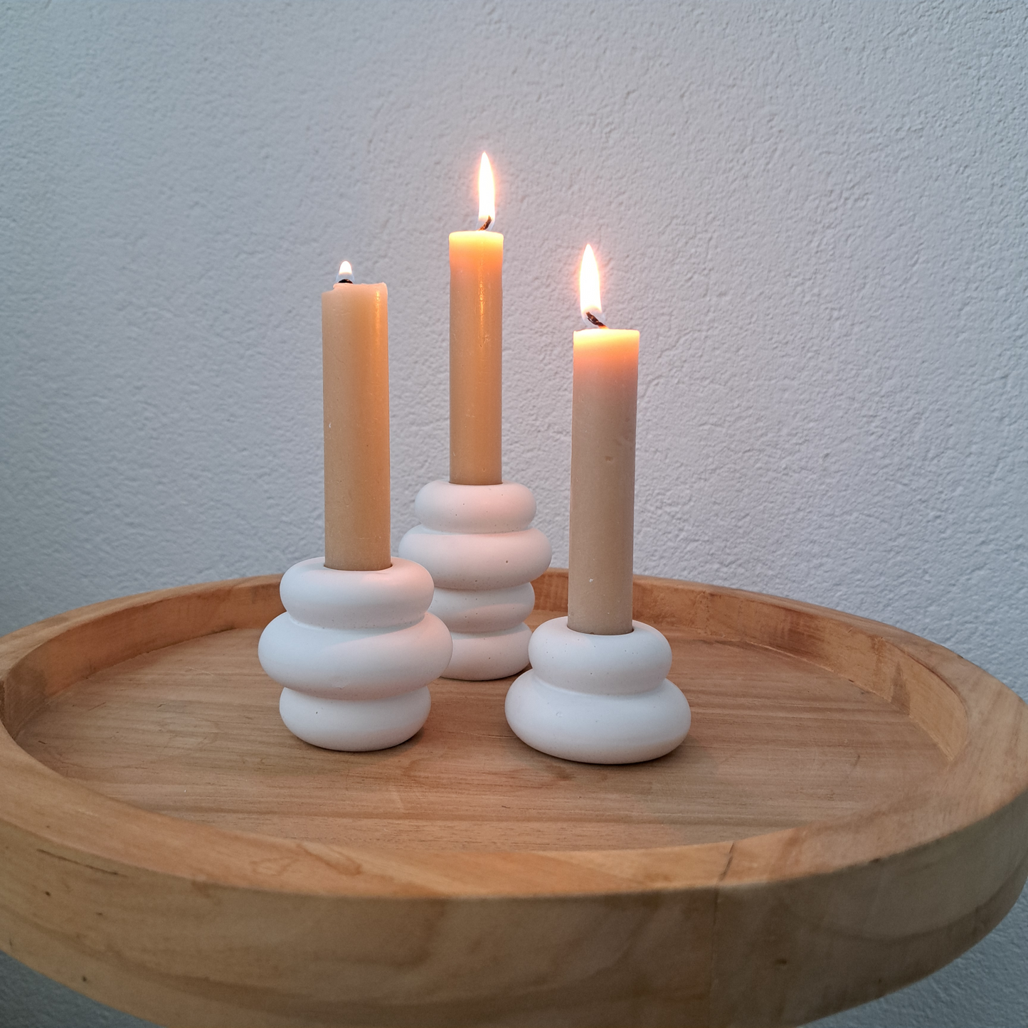 Kaarsenstandaard set Swirl