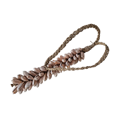 Schelpenketting bruin
