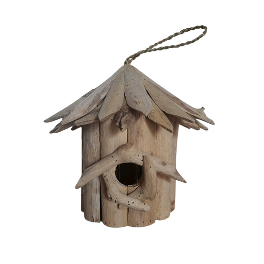 Vogelhuisje drijfhout