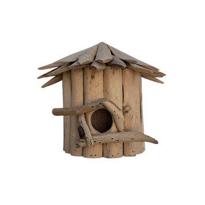 Vogelhuisje Mus drijfhout